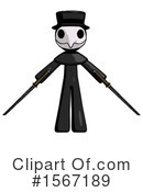 Black Design Mascot Clipart #1567189 by Leo Blanchette