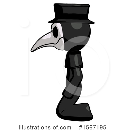 Royalty-Free (RF) Black Design Mascot Clipart Illustration by Leo Blanchette - Stock Sample #1567195