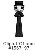 Black Design Mascot Clipart #1567197 by Leo Blanchette