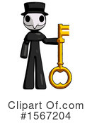 Black Design Mascot Clipart #1567204 by Leo Blanchette
