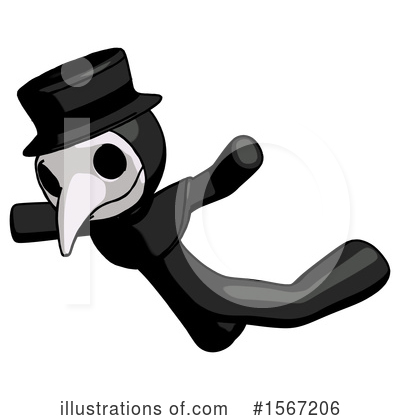 Royalty-Free (RF) Black Design Mascot Clipart Illustration by Leo Blanchette - Stock Sample #1567206