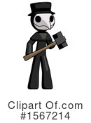 Black Design Mascot Clipart #1567214 by Leo Blanchette