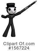 Black Design Mascot Clipart #1567224 by Leo Blanchette