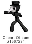 Black Design Mascot Clipart #1567234 by Leo Blanchette