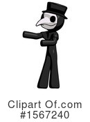 Black Design Mascot Clipart #1567240 by Leo Blanchette