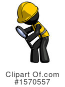 Black Design Mascot Clipart #1570557 by Leo Blanchette