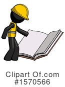 Black Design Mascot Clipart #1570566 by Leo Blanchette