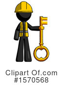 Black Design Mascot Clipart #1570568 by Leo Blanchette