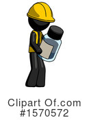 Black Design Mascot Clipart #1570572 by Leo Blanchette