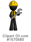 Black Design Mascot Clipart #1570580 by Leo Blanchette