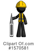 Black Design Mascot Clipart #1570581 by Leo Blanchette