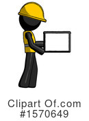 Black Design Mascot Clipart #1570649 by Leo Blanchette