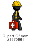 Black Design Mascot Clipart #1570661 by Leo Blanchette
