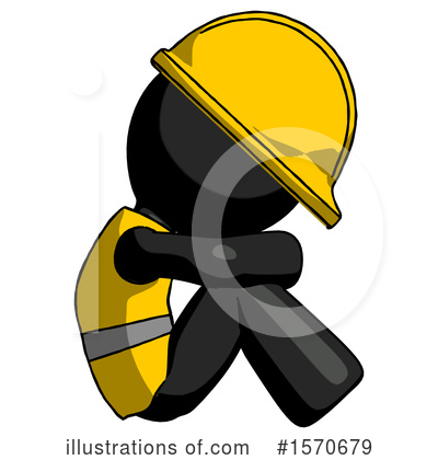 Royalty-Free (RF) Black Design Mascot Clipart Illustration by Leo Blanchette - Stock Sample #1570679