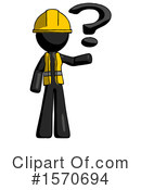 Black Design Mascot Clipart #1570694 by Leo Blanchette
