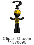 Black Design Mascot Clipart #1570695 by Leo Blanchette