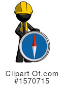 Black Design Mascot Clipart #1570715 by Leo Blanchette