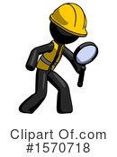 Black Design Mascot Clipart #1570718 by Leo Blanchette