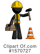Black Design Mascot Clipart #1570727 by Leo Blanchette
