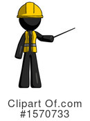 Black Design Mascot Clipart #1570733 by Leo Blanchette