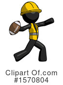Black Design Mascot Clipart #1570804 by Leo Blanchette
