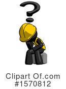 Black Design Mascot Clipart #1570812 by Leo Blanchette