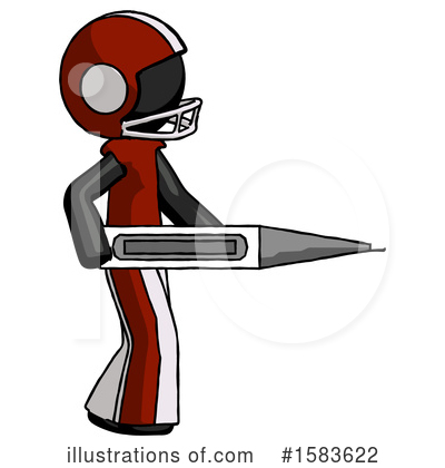Royalty-Free (RF) Black Design Mascot Clipart Illustration by Leo Blanchette - Stock Sample #1583622