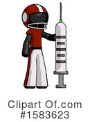 Black Design Mascot Clipart #1583623 by Leo Blanchette