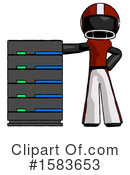 Black Design Mascot Clipart #1583653 by Leo Blanchette