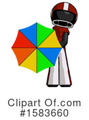 Black Design Mascot Clipart #1583660 by Leo Blanchette