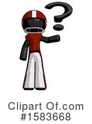 Black Design Mascot Clipart #1583668 by Leo Blanchette