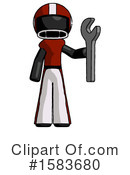 Black Design Mascot Clipart #1583680 by Leo Blanchette
