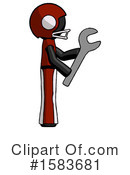Black Design Mascot Clipart #1583681 by Leo Blanchette