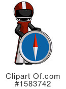 Black Design Mascot Clipart #1583742 by Leo Blanchette