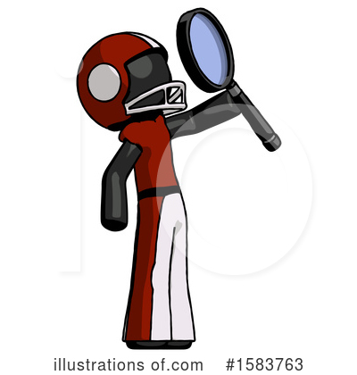 Royalty-Free (RF) Black Design Mascot Clipart Illustration by Leo Blanchette - Stock Sample #1583763