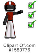 Black Design Mascot Clipart #1583776 by Leo Blanchette