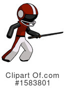 Black Design Mascot Clipart #1583801 by Leo Blanchette