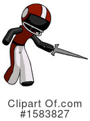 Black Design Mascot Clipart #1583827 by Leo Blanchette