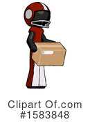 Black Design Mascot Clipart #1583848 by Leo Blanchette