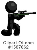 Black Design Mascot Clipart #1587862 by Leo Blanchette