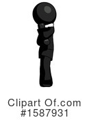 Black Design Mascot Clipart #1587931 by Leo Blanchette