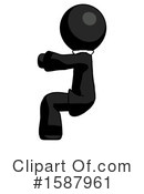 Black Design Mascot Clipart #1587961 by Leo Blanchette
