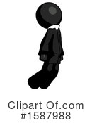 Black Design Mascot Clipart #1587988 by Leo Blanchette