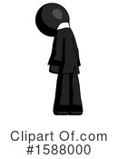 Black Design Mascot Clipart #1588000 by Leo Blanchette