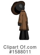 Black Design Mascot Clipart #1588011 by Leo Blanchette