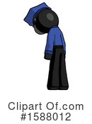 Black Design Mascot Clipart #1588012 by Leo Blanchette