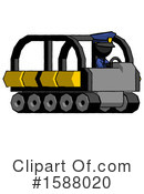 Black Design Mascot Clipart #1588020 by Leo Blanchette