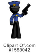 Black Design Mascot Clipart #1588042 by Leo Blanchette