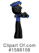Black Design Mascot Clipart #1588108 by Leo Blanchette