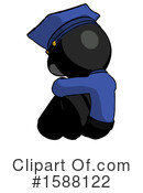 Black Design Mascot Clipart #1588122 by Leo Blanchette